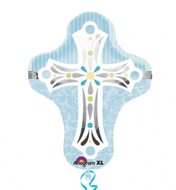 Blue Cross Super Shape Foil Balloon