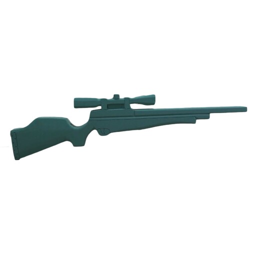Air Rifle with Telescopic Sight Foam Floral Frame