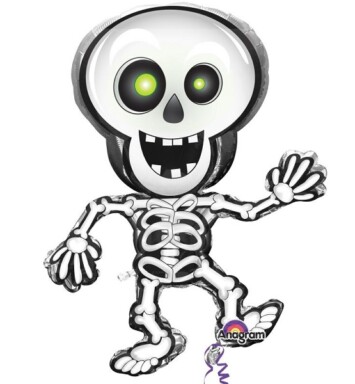 Dancing Skeleton Super Shape Foil Balloon