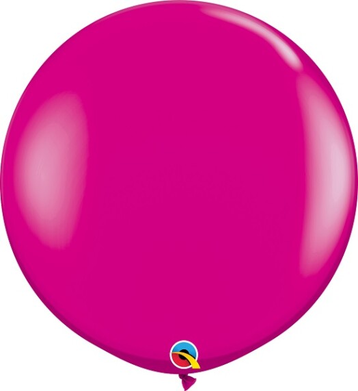 3ft Fashion Wild Berry Latex Balloon 2pk