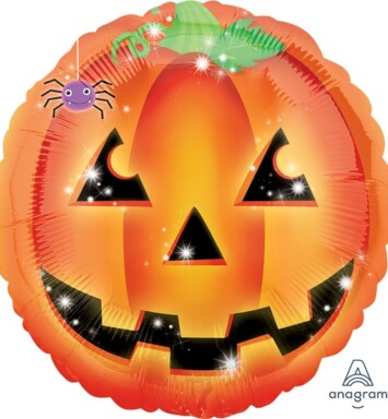 17 Inch Playful Pumpkin Foil Balloon
