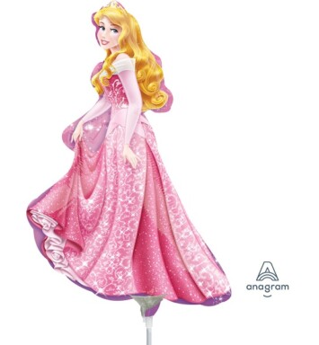 Unpackaged Mini Shape Princess Sleeping Beauty Foil Balloon