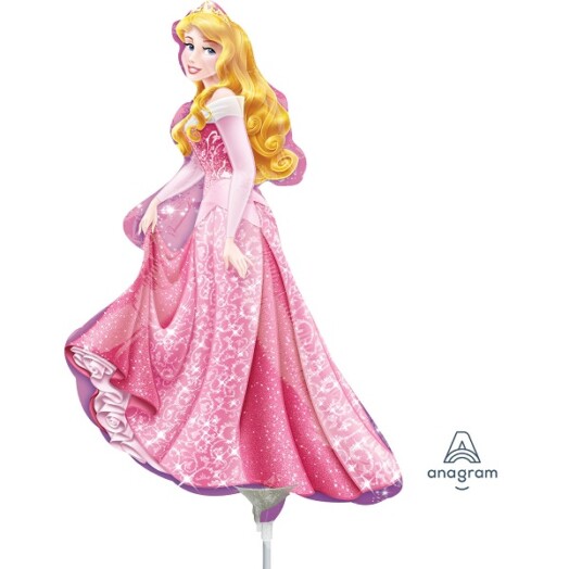 Unpackaged Mini Shape Princess Sleeping Beauty Foil Balloon