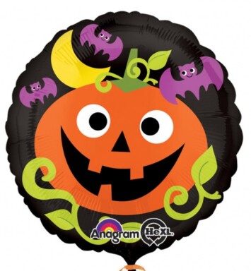 17 Inch Pumpkin Time Foil Balloon