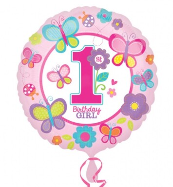 17 Inch Sweet Birthday Girl Foil Balloon