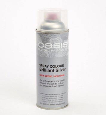 400ml Florist Spray Paint - Brilliant Silver
