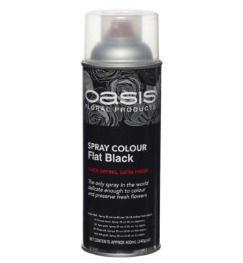 400ml Florist Spray Paint - Flat Black