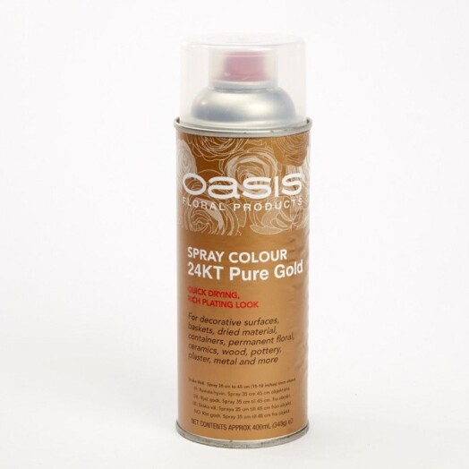 400ml Florist Spray Paint - 24K Pure Gold