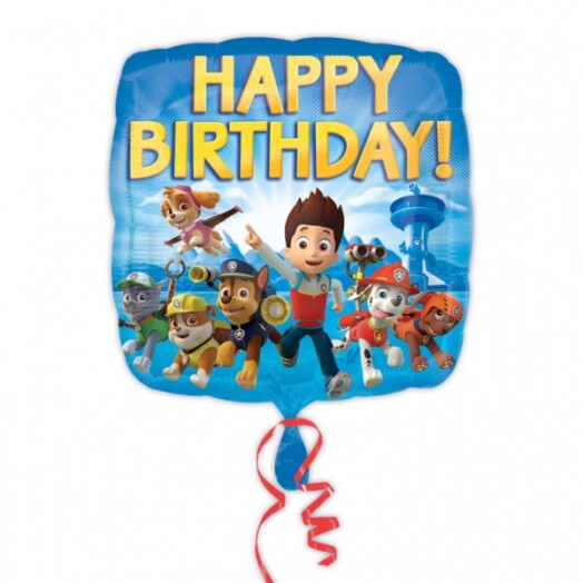 17" Paw Patrol Happy Birthday Foil Balloon