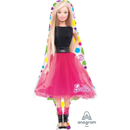 Barbie Sparkle Super Shape Foil Balloon