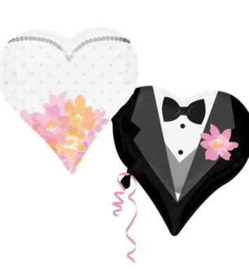 Wedding Couple Super Shape Foil Balloon