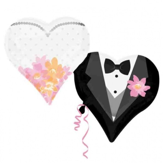 Wedding Couple Super Shape Foil Balloon