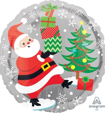 17 Inch Santa, Snowman & Penguin Foil Balloon