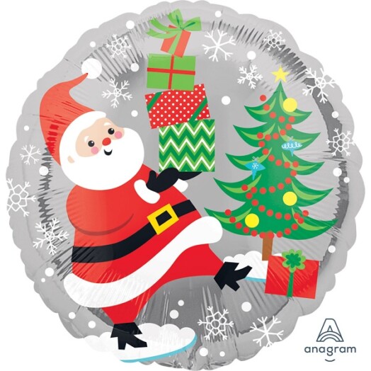 17 Inch Santa, Snowman & Penguin Foil Balloon