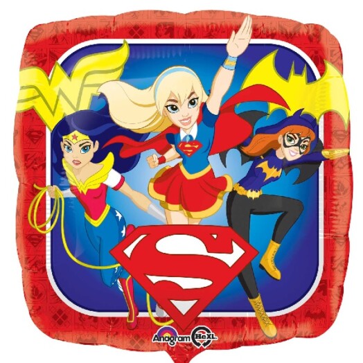 17" DC Super Hero Girls Foil Balloon
