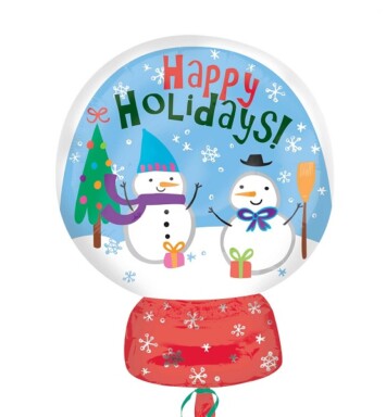 Snow Globe Junior Shaped Foil Balloon