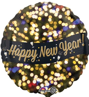 18 Inch Happy New Year Celebration Foil Balloon
