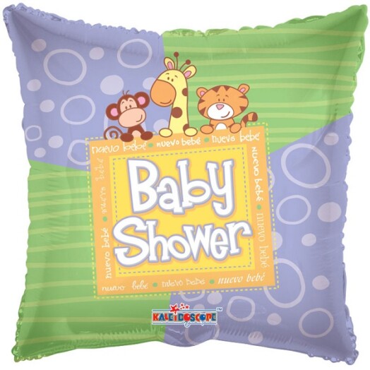 18" Baby Shower Animals Foil Balloon