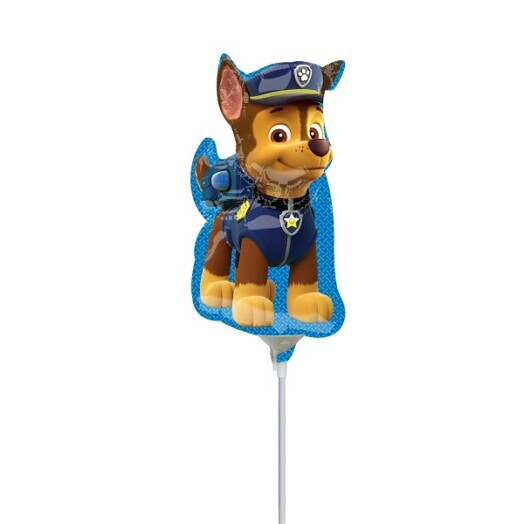 Unpackaged Mini Shape Paw Patrol Chase Foil Balloon