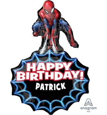 Spider-Man Personalised Super Shape Foil Balloon