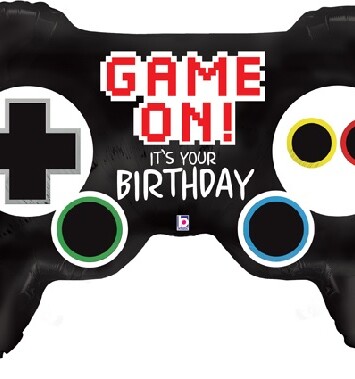 Game Controller Birthday Super Shape Foil Balloon