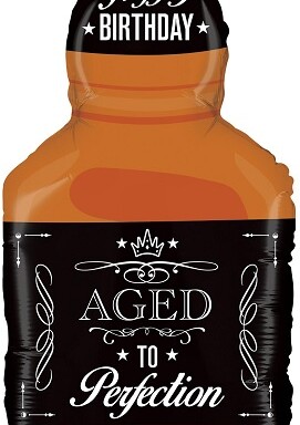 Aged To Perfection Whiskey Super Shape Foil Balloon