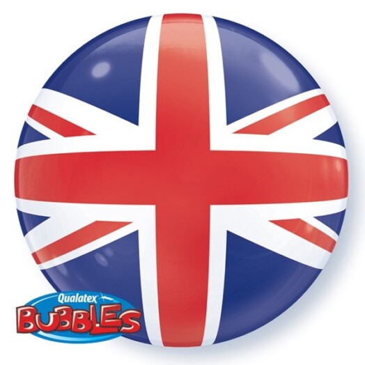 22" Union Jack Bubble Balloon
