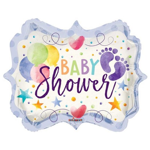 18" Baby Shower Shape Foil Balloon