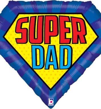 Super Dad Super Shape Foil Balloon