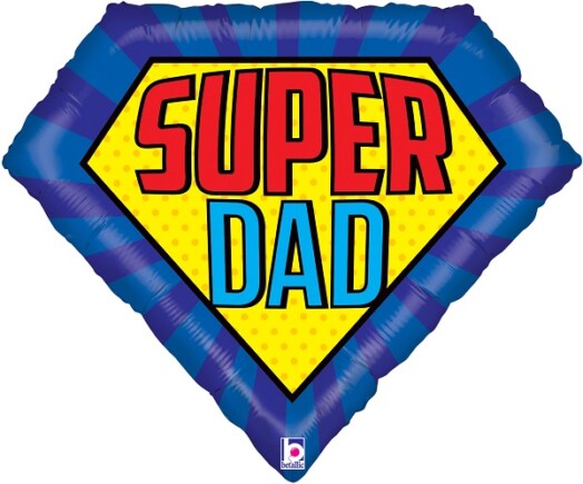 Super Dad Super Shape Foil Balloon