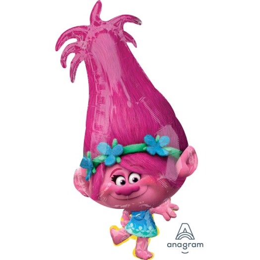 Trolls Poppy Super Shape Foil Balloon