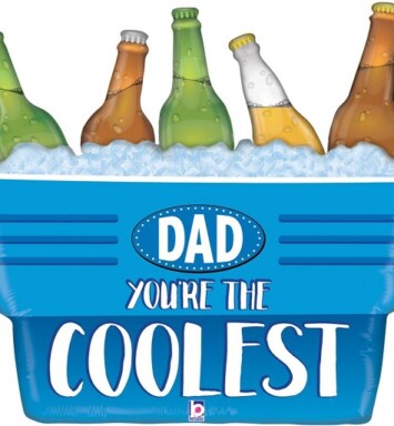 Coolest Dad Cooler Super Shape Foil Balloon