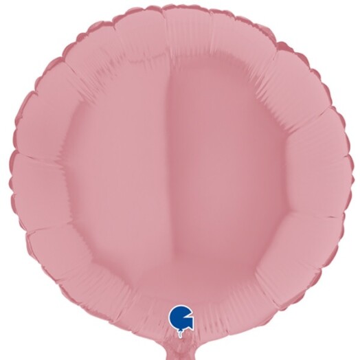 Unpackaged 36" Matte Pink Round Foil Balloon