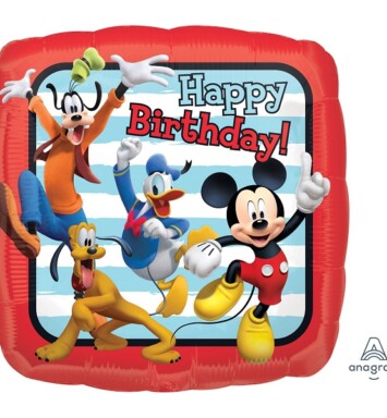 17" Disney Mickey Roadster Happy Birthday Foil Balloon