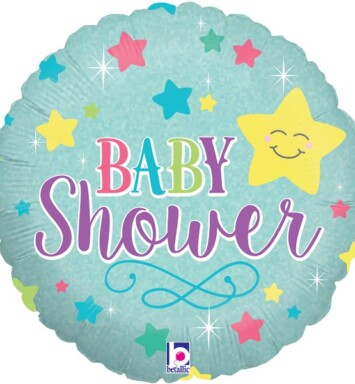 18 Inch Baby Star Shower Foil Balloon