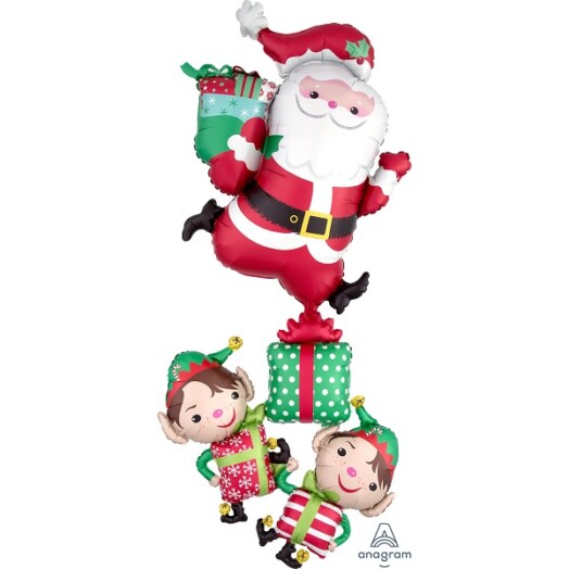 Christmas Characters Stacker Giant Multi Balloon