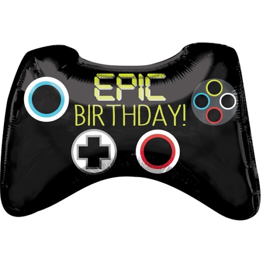 Epic Party Game Controller Foil Balloon