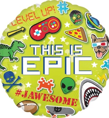17 Inch Epic Party This is Epic Foil Balloon