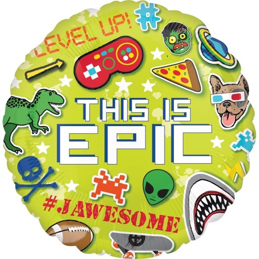 17 Inch Epic Party This is Epic Foil Balloon
