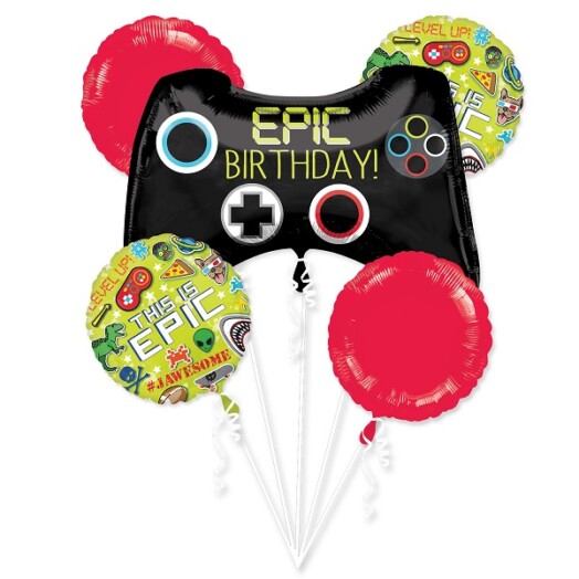 Epic Party Foil Balloon Bouquet