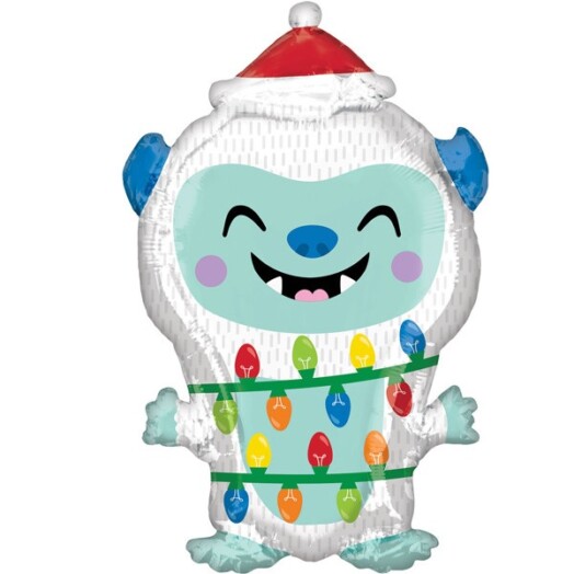 Yeti Junior Shaped Foil Balloon