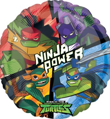 17 Inch Rise of the Teenage Mutant Ninja Turtles Foil Balloon