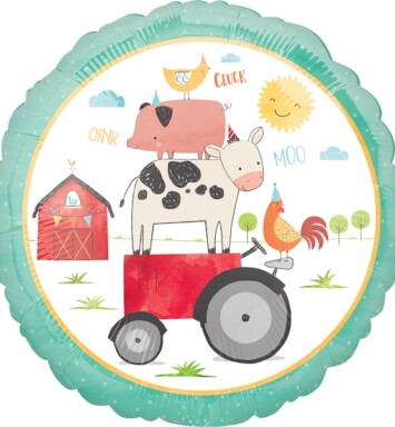 17" Barnyard Foil Balloon