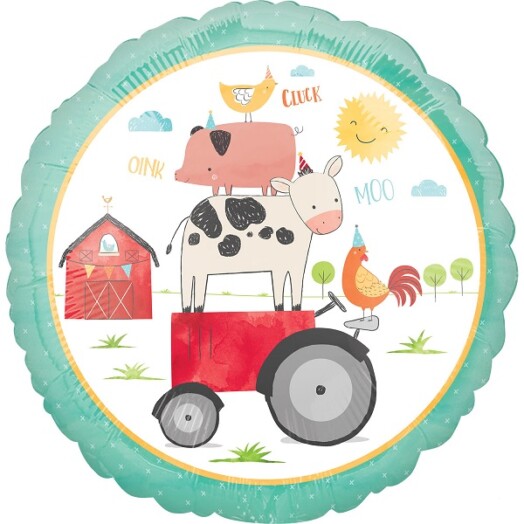17" Barnyard Foil Balloon
