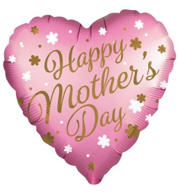 18" Happy Mother's Day Satin Luxe Foil Balloon