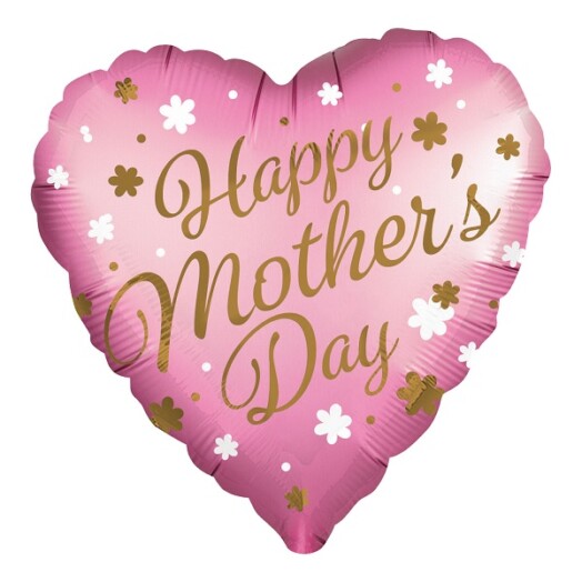 18" Happy Mother's Day Satin Luxe Foil Balloon