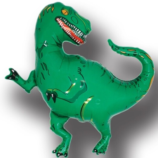T-Rex Green Super Shape Balloon