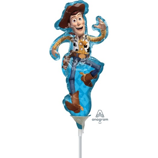 Unpackaged Mini Shape Toy Story 4 Woody Foil Balloon