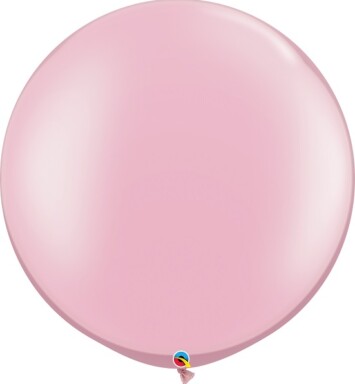 30 Inch Pearl Pink Latex Balloon 2pk