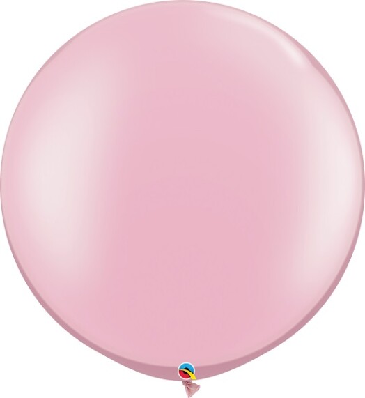 30 Inch Pearl Pink Latex Balloon 2pk